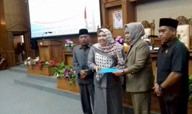 DPRD Muarojambi Gelar Paripurna Penyampaian Rancangan KUA PPAS APBD-P 2019