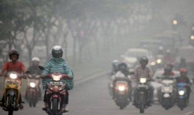 Kabut Asap Muncul Akibat Kebakaran Lahan di Pekanbaru dan Dumai