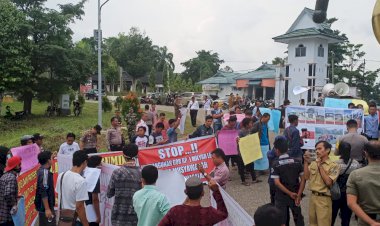 Pendemo di Kantor Bupati Sarolangun Mengaku Diancam oleh Seseorang
