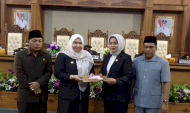 DPRD Muarojambi Gelar Paripurna Penyampaian Nota Keuangan Ranperda Perubahan APBD TA 2019