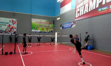 Jelang Pra-PON, Kontra All Star Sukabumi Tim Sepak Takraw Jambi Memuaskan