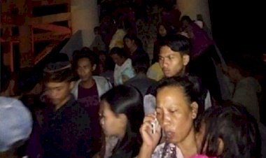 Ribuan Warga Pantai Wanasalam Lebak Berlarian ke Perbukitan