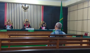 Kasus Embung Tebo, Hakim: Gara-gara Anda Tandatangani kan, Cair Semua Dananya 100 Persen