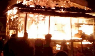 Rumah Warga Sekernan Ludes Terbakar, Hasbi Allah: Saat Kebakaran Empat Penghuni di Dalam