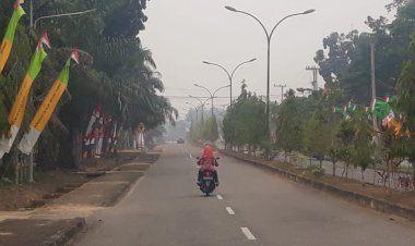 Kabut Asap Serang Muarojambi, ISPU Naik 79 Mg/L