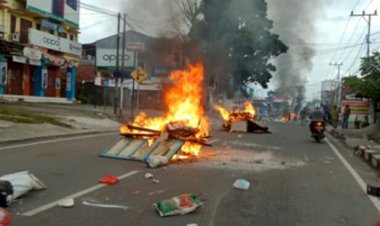 Demo di Manokwari, Warga Pendatang Tak Berani Keluar Rumah