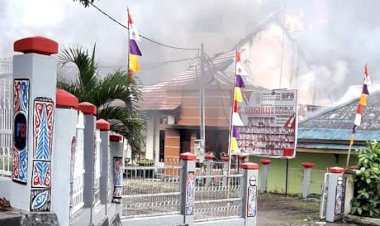 Provokasi Massa, Lapas Sorong Terbakar dan Sebagian Napi Kabur