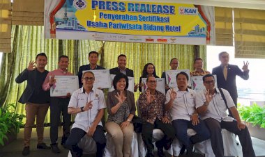 Enam Hotel dan Resto Raih Sertifikat Bintang 3