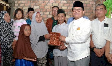 Fachrori Berikan Santunan Rp32,4 Juta Kepada Keluarga Asmara