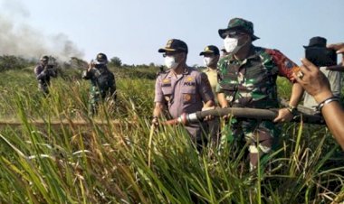 Dandim 0419 Tanjab Sebut Kurangnya Budaya Goro Faktor Meningkatnya Karhutla