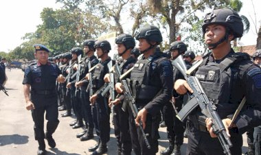 Amankan Papua, 250 Personel Brimob Polda Jambi Diberangkatkan