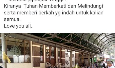 Viral Kebaktian Tutup Peti di Depan Masjid di Jakarta