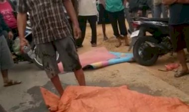 BRAK!! Tabrakan Perempuan Tewas di Alam Barajo