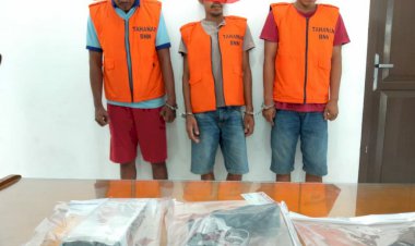 BNNP Ringkus Sindikat Narkoba Wilayah Jambi Barat & Dua Senpi Rakitan