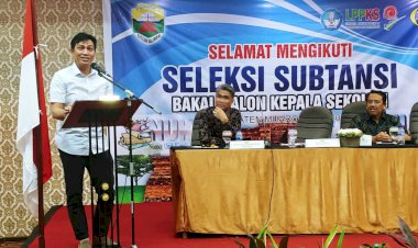 Sekda Muarojambi Buka Seleksi Substansi Bakal Calon Kepala Sekolah