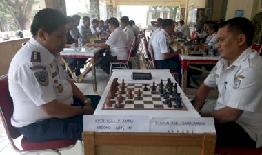 Dishub Sarolangun Juara Event Turnamen Catur Kementerian Perhubungan