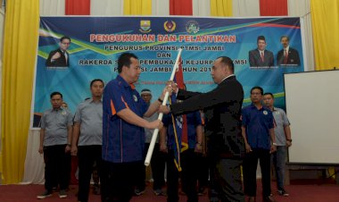 BBS Resmi Dilantik Menjadi Ketua Umum PTMSI Provinsi Jambi