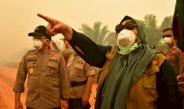 Kabut Asap Kian Tebal, Bupati Muarojambi Kembali Liburkan Sekolah