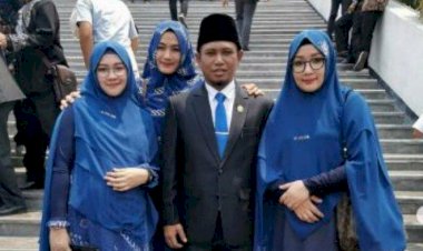 Ini Dia Sosok Lora Fadil, Anggota DPR RI yang Viral  Bawa 3 Istri saat Pelantikan