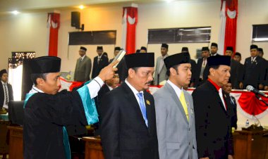 Pimpinan DPRD Tanjab Barat Resmi Dilantik: Kita Ingin Pembangunan Merata