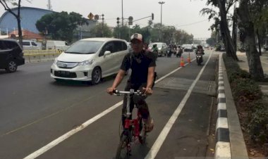 Jalur Pesepeda Kembali Dijajah Pemotor, Pesepeda Mengeluh