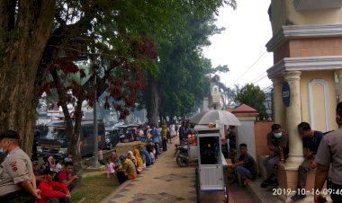 Jelang Sidang Muslim CS, Kawasan PN Jambi Dijaga Ketat Aparat Kepolisian