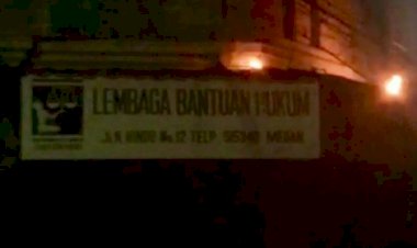 LBH Medan Diteror, Kantornya Dilempar Bom Molotov Dini Hari