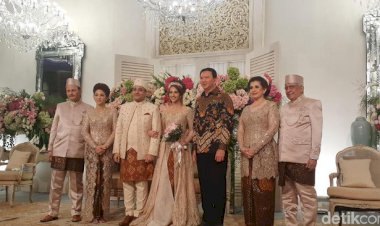 Tamu Undangan Rebutan Ajak Alfie Anies-Ahok Saat Hadiri Resepsi Tsamara Amany