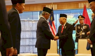 Wapres Ma'ruf dan Raja Malaysia Cerita  Radikalisme dan Soal Menkopolhukam Ditusuk