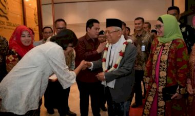 Maruf Amin: Menterinya Cuma 34, Ya Terpaksa Relawan Nggak Kebagian