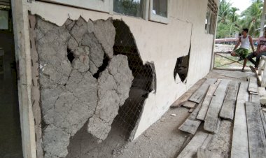 Belasan Tahun Tidak Diperhatikan, Bangunan Madrasah Ini Rusak Parah