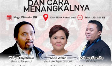 Putri Gus Dur Jadi Pemateri di Festival Media Jambi AJI 2019