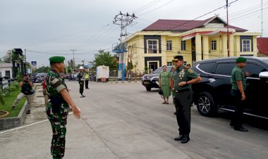 Gunakan Heli, Pangdam II Sriwijaya Berputar di Langit Tanjabbar