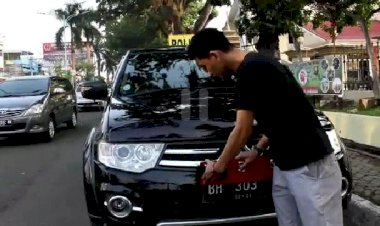 Pakai Plat Bodong BH 303, Kendaraan Dinas Kabupaten Sarolangun Terjaring Razia