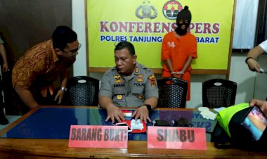 Diupah 25 juta, Kurir Sabu antar Pulau Diringkus Polres Tanjab Barat