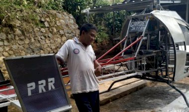 Belajar dari YouTube, Pria Ini Rakit Helikopter Hanya Modal Rp 30 Juta