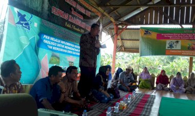 Wabup Muarojambi Hadiri Kegiatan Do'a Selamat Turun ke Sawah di Desa Pudak Kumpeh Ulu