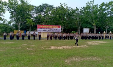 Polres Muarojambi Perketat Keamanan di TPS Rawan Ricuh
