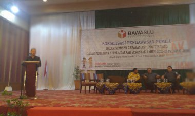 Sosialisasi Tolak Politik Uang, Bawaslu Provinsi Jambi Undang ICW Hingga KPK