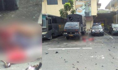 Bom Bunuh Diri di Polresta Medan, Densus Olah TKP