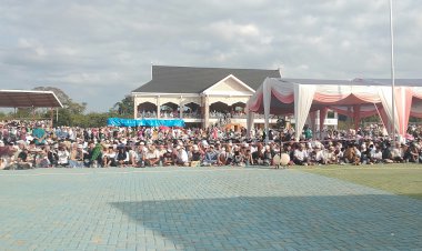 Meski UAS Belum Hadir, Puluhan Ribu Warga Bungo Padati Lapangan MTQ Baru