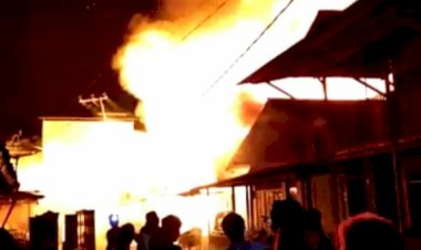 Kebakaran di Kotabaru, Satu Kampung Ludes Dilalap Api