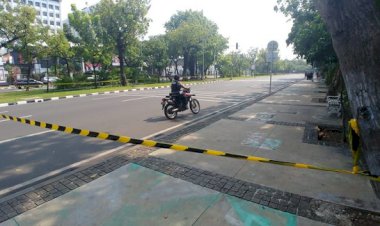 Ledakan di Monas, Jalan Medan Merdeka Utara Arah Istana Ditutup