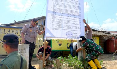 150 Personil Razia Tambang Minyak Ilegal di Batanghari