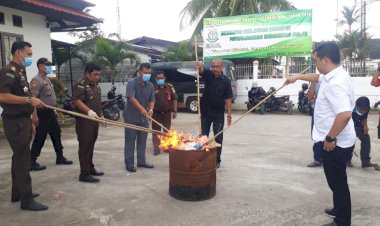Narkoba Senilai Rp 5 Miliar Dimusnahkan Kejari Tanjab Barat