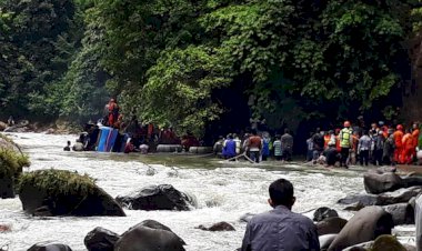 Jumlah Korban Bus Sriwijaya Terjun ke Jurang Jadi 32 Orang
