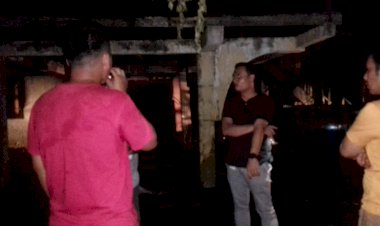 BREAKING NEWS! Polisi Selidiki Penyebab Kebakaran Rumah Jurnalis Kompas di Muarojambi