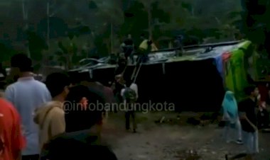Begini Kronologi Kecelakaan Maut Bus Pariwisata di Subang
