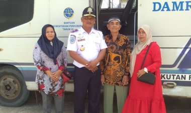 Bus Damri Resmi Beroperasi di Tanjab Barat, Ini Rute-rutenya