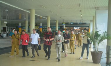Cek Bandara Sultan Thaha Jambi, Pinto: Isu Virus Corona Jangan Dianggap Enteng!